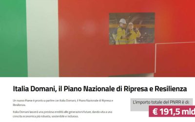 Cos’è il PNRR e quali sono i finanziamenti previsti?